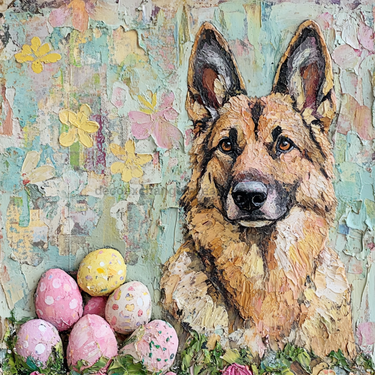 German Shephard Sign, Dog Sign, DCO-13485, Sign For Wreath, 10x10